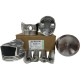 Juego de Piston Optra Limited Tapa negra Medida 020