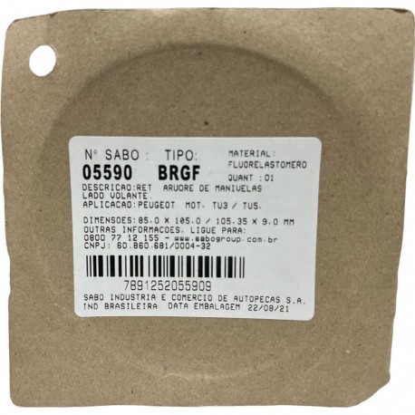 Estopera Cigueñal Trasera Dongfeng s30 Peugeot 206 207 1.6