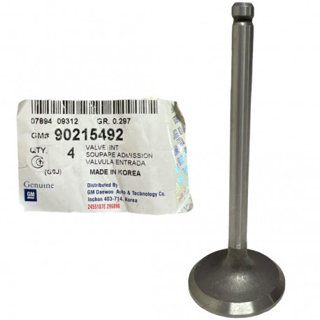 Valvula De Admision Corsa motor 1.6