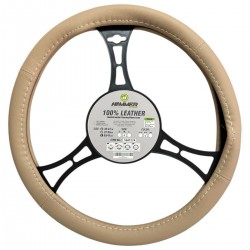Forro para Volante De Semi Cuero Beige