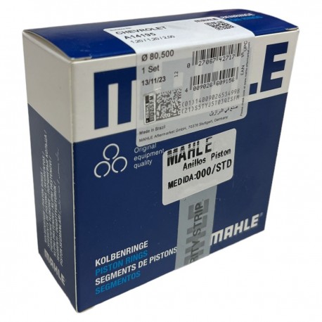 Anillo De Motor Spark Medida Std