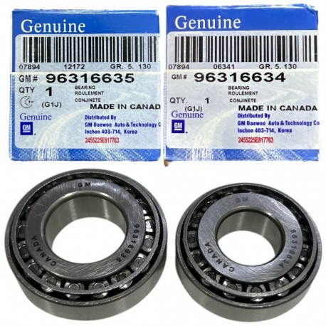 Rodamiento Trasero Spark Matiz kit externo e interno