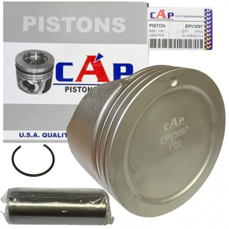 Juego de Piston Silverado Tahoe 5.3 Con RETEN Medida 040