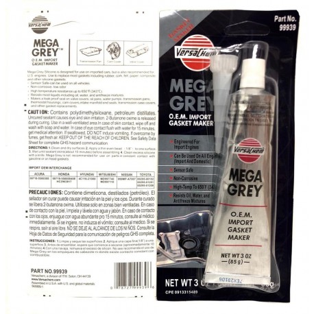 Silicon Mega Grey Gris Versachem 3 UNIDADES